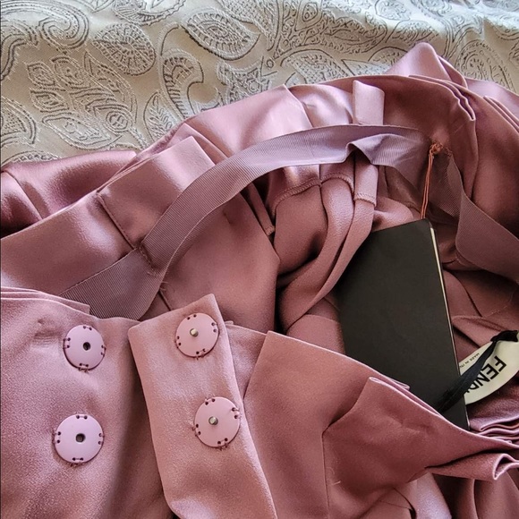 Fendi Silk Mid-Length Skirt - Picture 7 of 9